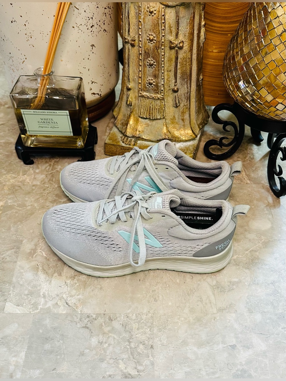 Womens New Balance Fresh Foam Arishi V3 Running Shoes Gray WARISPG3 6.5US